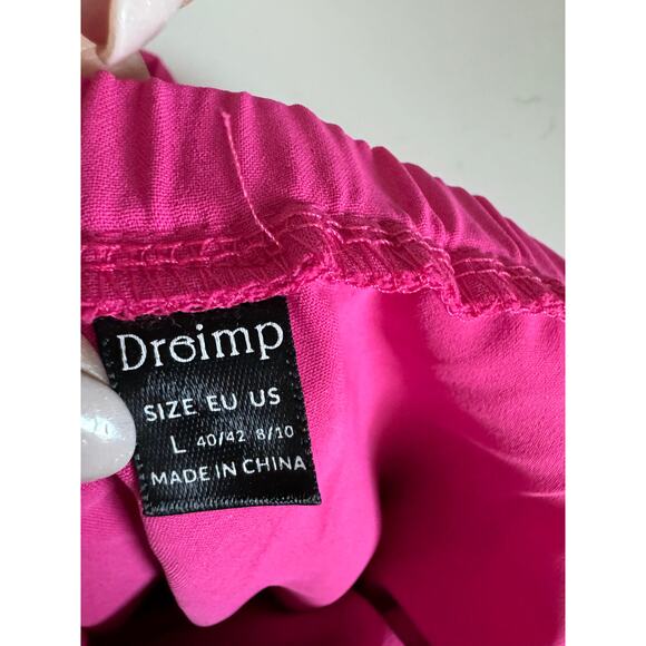 Dreimp Asymmetrical Blouse One-Shoulder Pink Size‎ Large - Picture 5 of 7